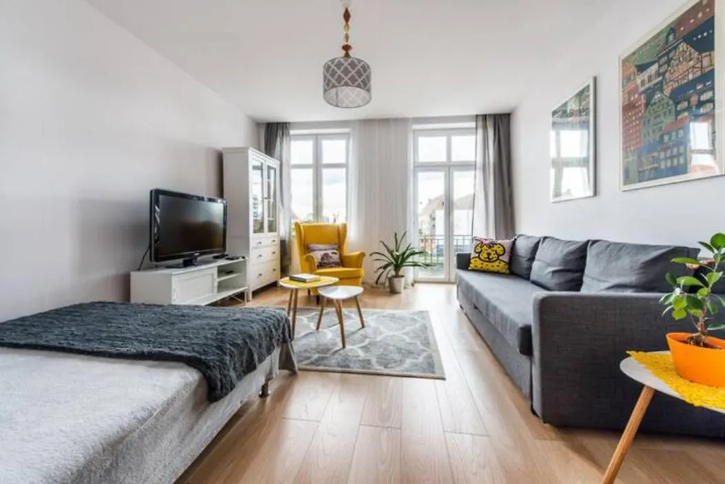 Apartment Citystay Kotwicznikow Gdansk Apartament Z Pieknym Widokiem Na Rzeke Motlawe