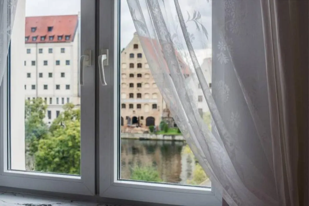 アパート Citystay Kotwicznikow Gdansk Apartament Z Pieknym Widokiem Na Rzeke Motlawe